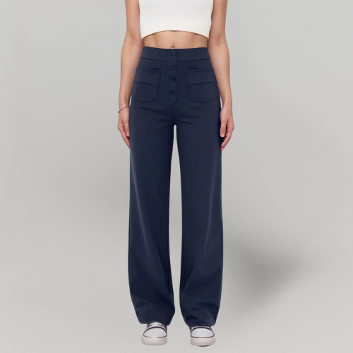 MiaVendi | Women High Waist Stretch Slim Casual Trousers