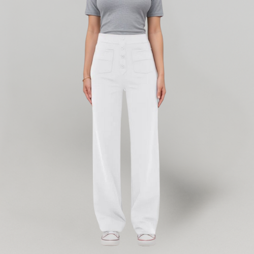 MiaVendi | Women High Waist Stretch Slim Casual Trousers