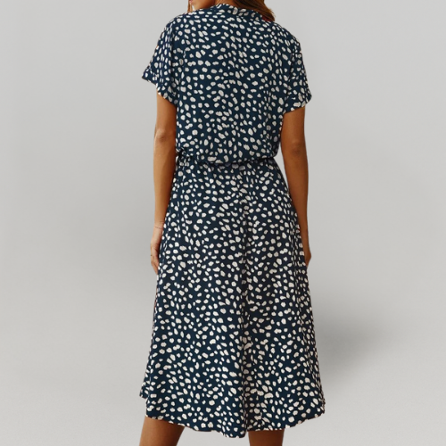 MiaVendi | Retro Summer Midi Dress For Women Vintage