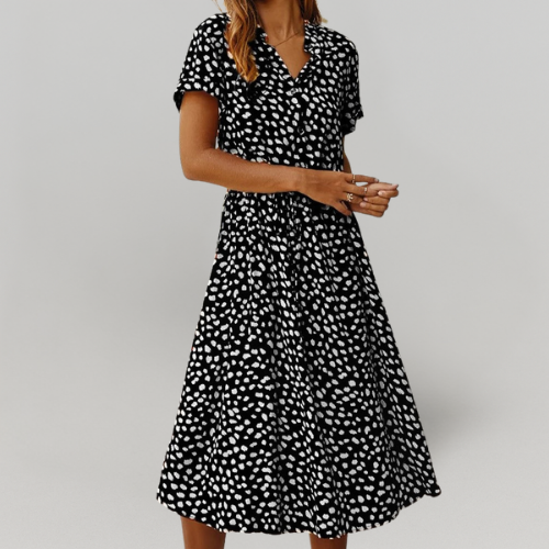 MiaVendi | Retro Summer Midi Dress For Women Vintage