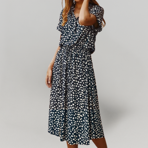 MiaVendi | Retro Summer Midi Dress For Women Vintage