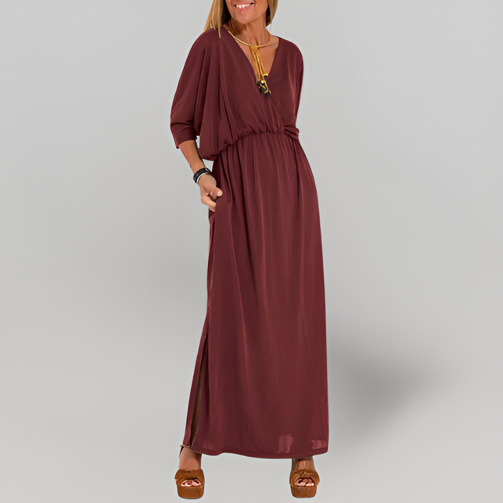 MiaVendi | Women's Cotton Long Sleeve Autumn Dress Casual