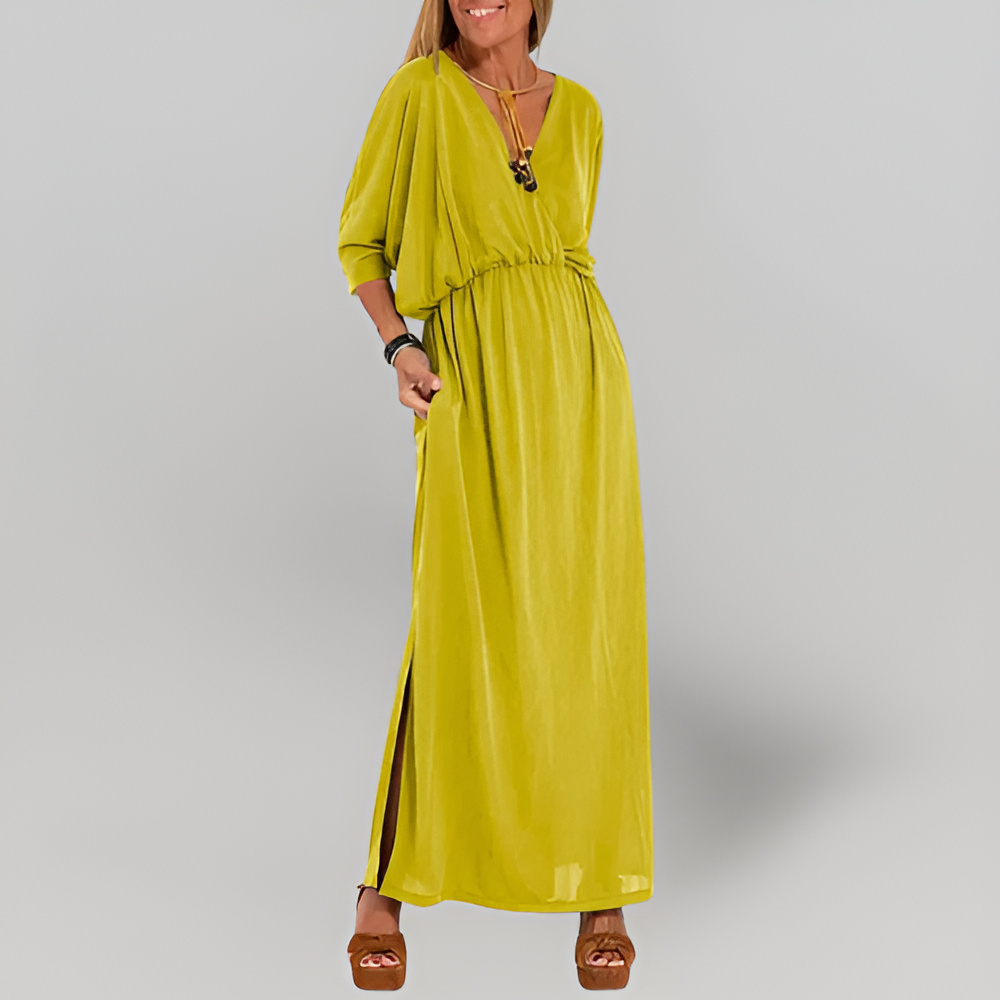 MiaVendi | Women's Cotton Long Sleeve Autumn Dress Casual
