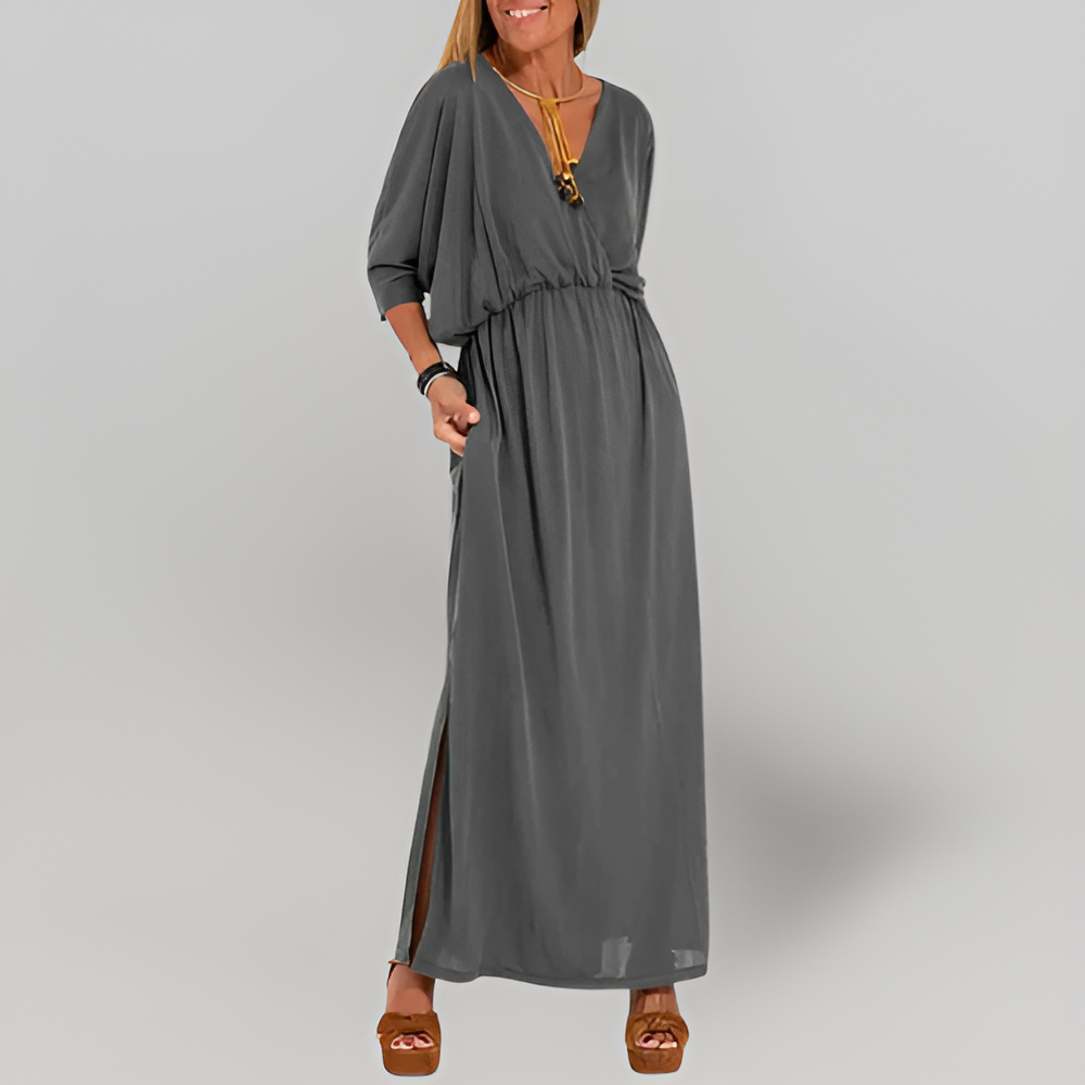 MiaVendi | Women's Cotton Long Sleeve Autumn Dress Casual