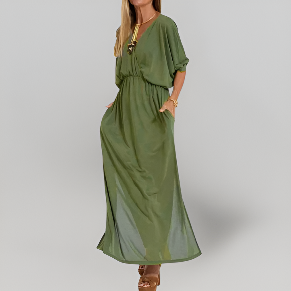 MiaVendi | Women's Cotton Long Sleeve Autumn Dress Casual