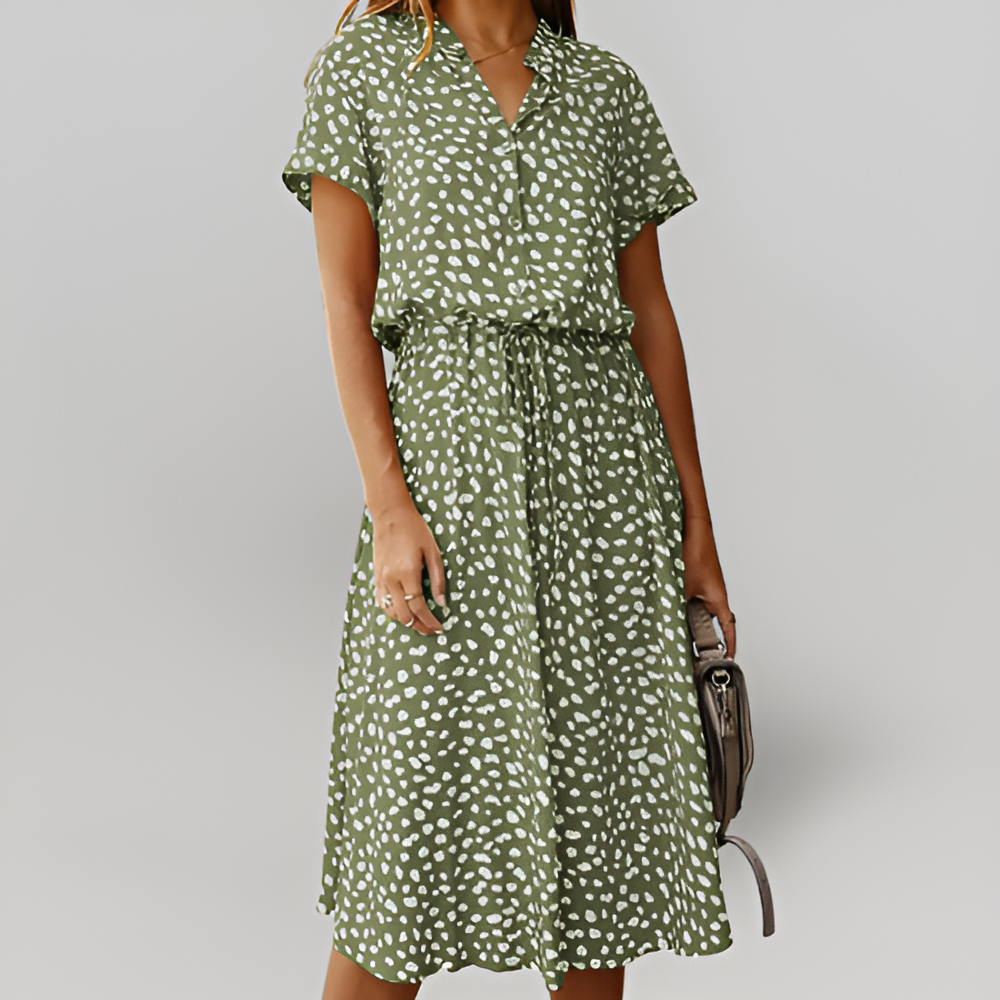 MiaVendi | Retro Summer Midi Dress For Women Vintage