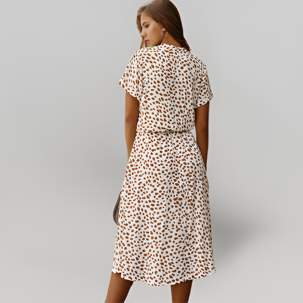 MiaVendi | Retro Summer Midi Dress For Women Vintage