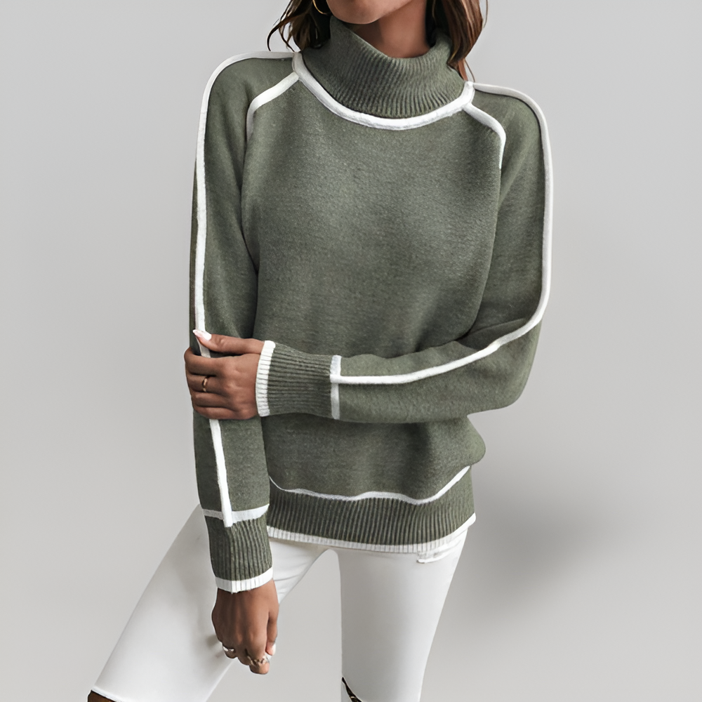 MiaVendi | Ladies Knit Winter Sweater Lined Fleece Casual